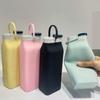 400/600ML Collapsible Silicone Water Bottle Heat-Resistant Leakproof Large Capacity Portable Outdoor Cycling Gym Fitness Sports Travel Folding