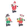 Wooden Pendants Sitting Christmas Doll Ornaments Christmas Party Decorations Xmas Tree Ornaments