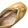 Michael Kors MK Carmela Round Polka Dot Pattern Faux Leather Handheld Crossbody Shoulder Bag Small Women Bags 35S5G1QC1N-DAISYYELLOW