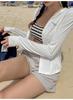 Women's 4-Piece Long Sleeve Hooded Swimsuit - Slimming, Sun-Protective, and Conservative for Beach & Hot Springs