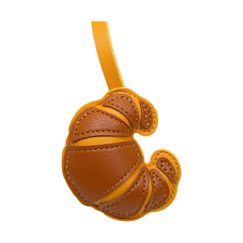 

Croissants Bag Charm Pendant Aesthetic Purse Charms Aesthetic keychains Keyring for Women Backpack Purse Handbag Decors