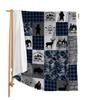 Blanket Flannel Blanket Christmas Plaid 3D Digital Printing Blanket Blanket