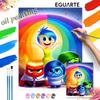 Digital Oil Painting Rainbow Emotions Hand Painting Home Decoration Painting