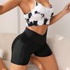 Women Sports Shorts High Waist Compression Hip Lift Tight Stretchy Tummy Control with Phone Pockets Quick Dry Elastic Waist Women Gym Exercise