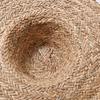 Summer Flat Top Woven Straw Hat Women's French High-end Seaside Vacation Beach Hat Internet Celebrity Sun Hat