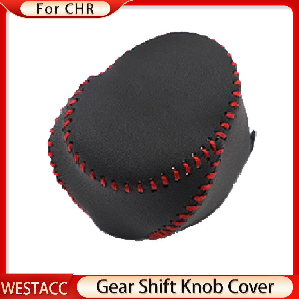 Capac butonului schimbătorului de viteze pentru mașină din piele naturală Maner schimbător de viteze pentru Toyota CHR C-HR C HR 2016 - AT