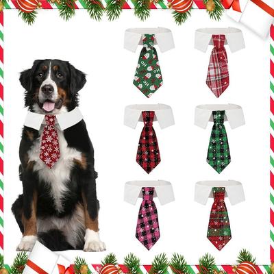Krásné doplňky pro mazlíčky Nastavitelný obojek s motýlkem Vánoční psí kravata Formální kravata Ručník na sliny pro mazlíčky