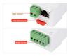 Industrieller RS485 zu RJ45 Ethernet Serieller Server mit TCP/IP, DIN-Schienenmontage und POE-Unterstützung.