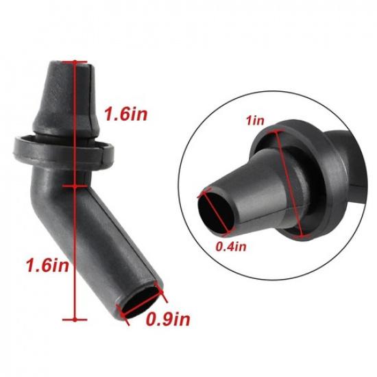 4Pcs Car Sunroof Drain Pipe Union Fit For Land Rover 2006-2013 Range Rover Sport