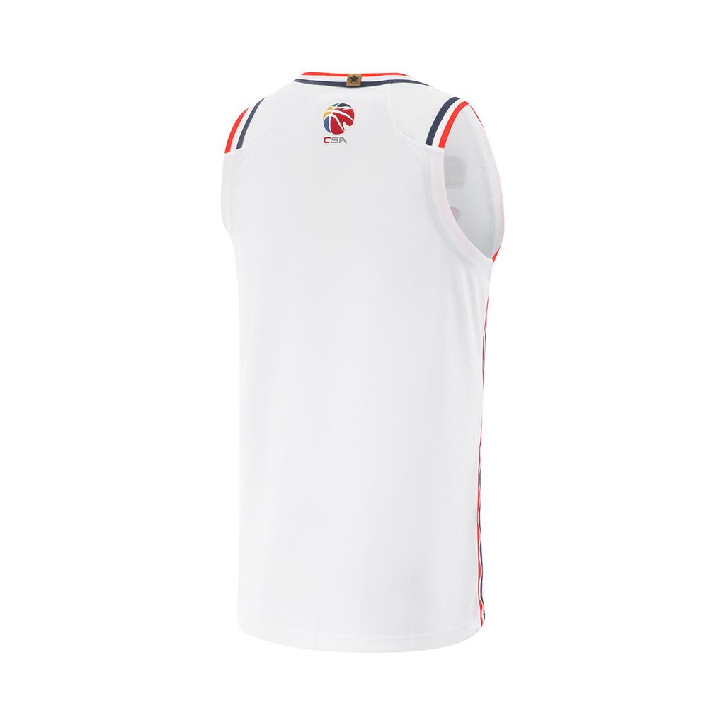 Li Ning CBA Collection Basketball Jersey League Edition, 24 25 Season, Guangdong Team Men's Standard White AAYU471-1