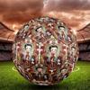 Betty Boop Print Size 5 Soccer Ball, Standard Match Football for Sports Game and Team Practice, Ideal Gift for Soccer Fans