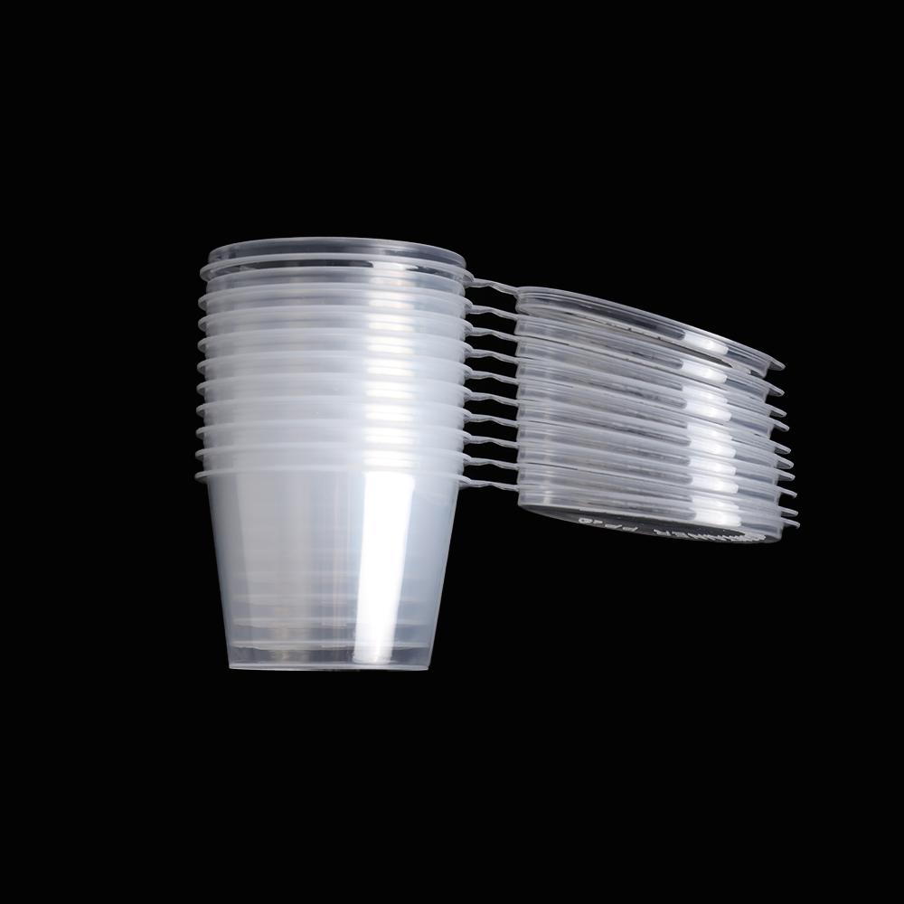 30Pcs Disposable Takeaway Plastic Food Containers Palette Sauce Cup Pigment Paint Box