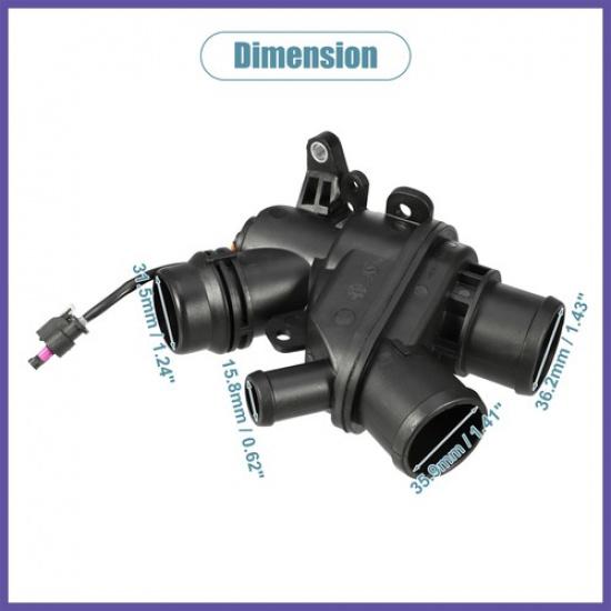 Car Coolant Thermostat Housing No.LR107288 For Land Rover DisCoversy 2017-