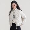 Fengmao Women's Short Lightweight Duck Down Baseball Jacket