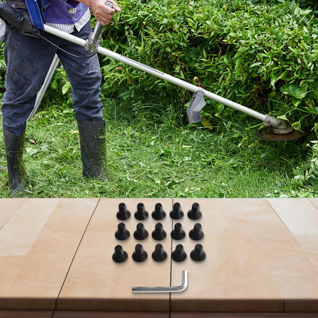 Garden Tool Accessory Grass Trimmer Head Grass Trimmer 15 Screws Included Easy Installation Process For Brush Cutters