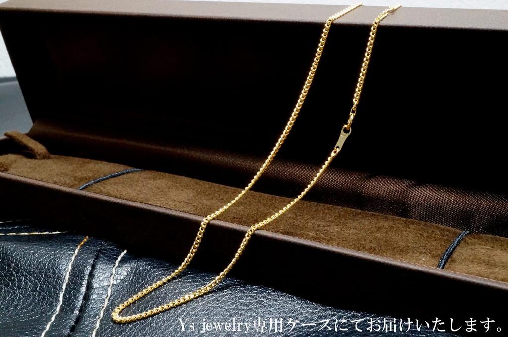 Ys Jewelry Made In Japan Kihei Necklace Chain Total Length 40cm Width K18 YG Yellow Gold Kihei Necklace Kihei Chain K18 Gold 18K Necklace K18YG Men