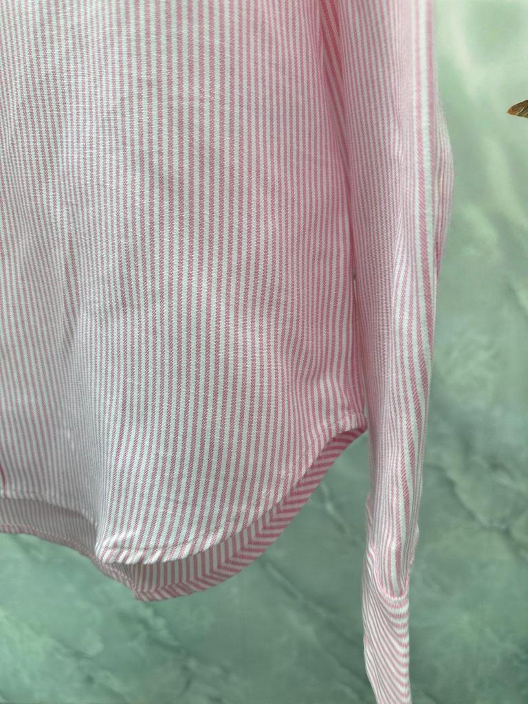 Ralph Lauren Early Spring Striped Long Sleeve Blouse