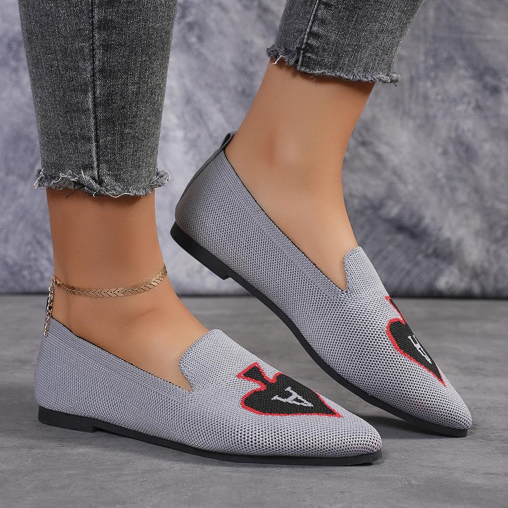 New Shallow Mouth Mixed Colors Low Heels Summer Shoes Ladies Pointed Toe Autumn Women Casual Female Sneakers Flats