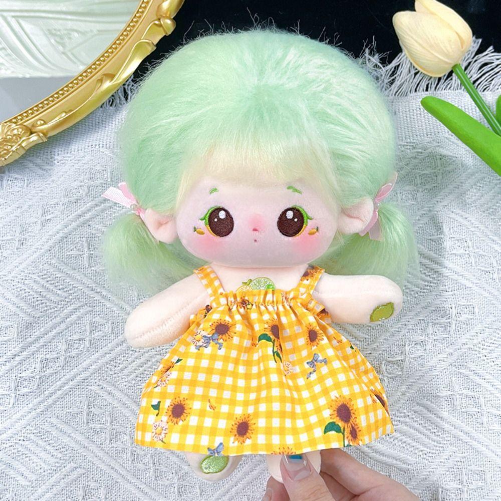 12 Styles Princess Dress Doll Skirt Jumpsuit  20cm Cotton Doll/EXO Idol Dolls