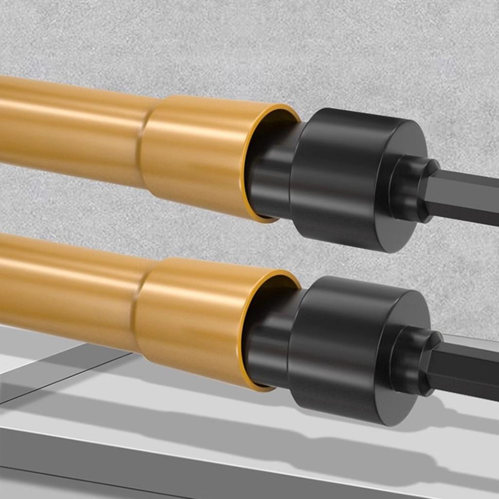 Pipe Stretcher Expander Tool 5 In 1 Flaring Kit for 6/9/12/16/19mm Tubes with Hexagonal Shank Suitable for Engineering