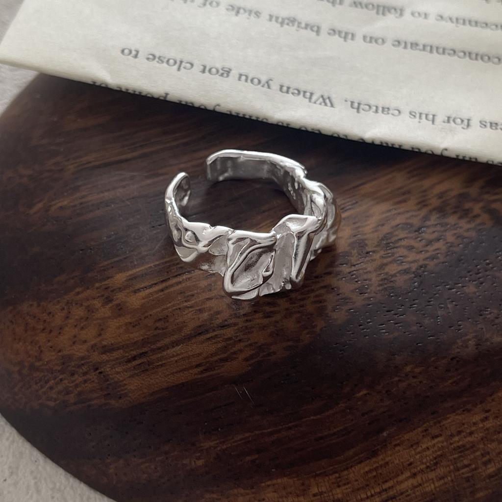 925 Sterling Silver Rings for Women Men Couple Minimalist Handmade Simple Bump Ring Party Jewelry Gift Prevent Allergy