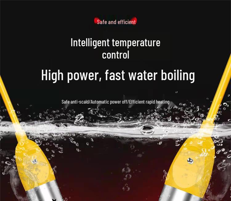 Rapid Heat Water Boiler Stick with Auto Shut-Off - Safe Electric Heater for Bathing and Household Use
