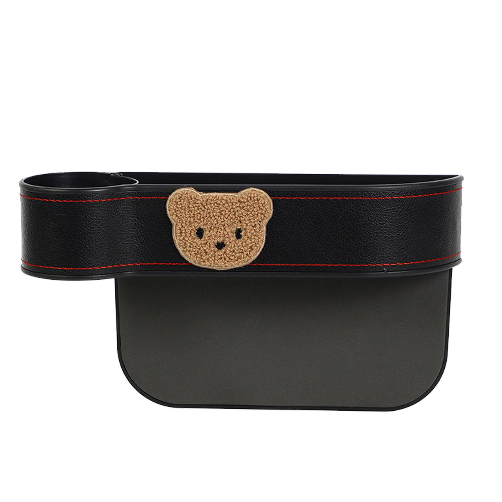 

Car Seat Crevice Organizer Cute Cartoon Bear Practical Rugged Multifunctional Car Crevice Storage чёрный
