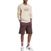adidas Originals Trefoil Crew Outline Serisi Moda Rahat Çok Yönlü Yuvarlak Yaka Sweatshirt Erkek Sweatshirt Bej JJ1512