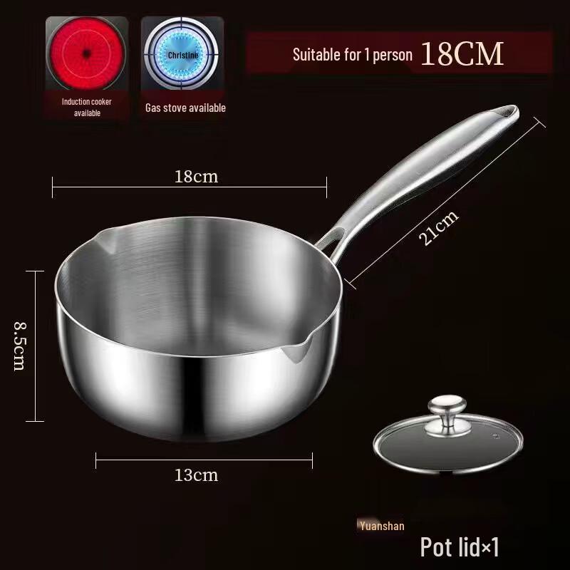 Zhi Shi 316 Stainless Steel Yukihira Pot