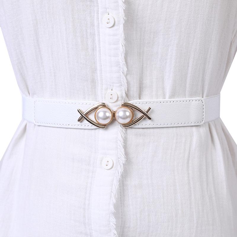 Elastisk damesweaterbelte 2024: Tynn, Hektekant, High-End Dekorativ Midjeinnstrammer