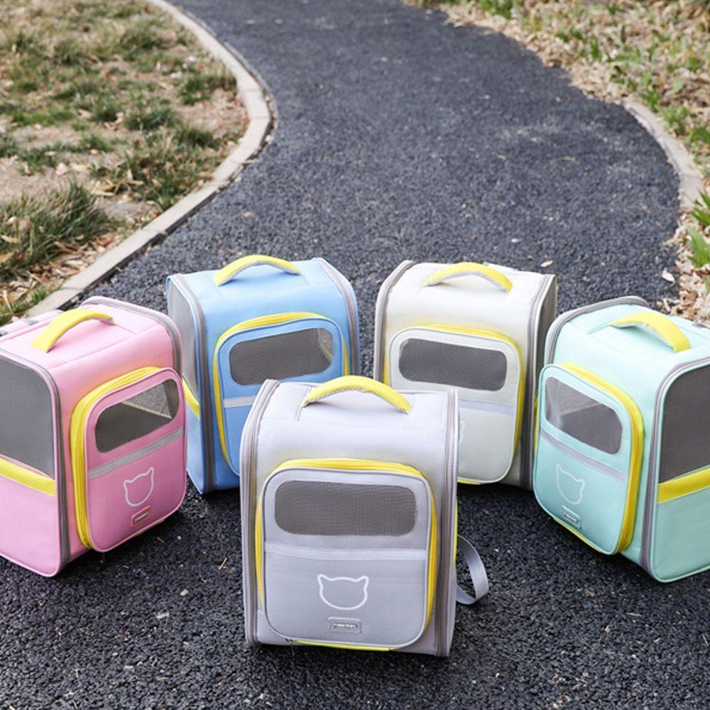 Breathable Cat Outdoor Bag Large Capacity Dog Carrying Bag Pet Carrier Backpack  Outdoor Activities