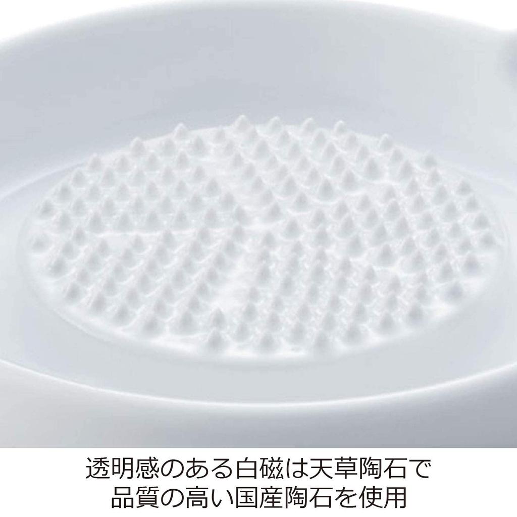 Nichinichi Tools Ceramic Made In Dishwasher Safe Grater, Large, 18.2cm, Japan,
