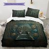 Sword Throne Pattern Bedding Quilt Set  Home Decoration  Gift (1 * duvet cover + 2 * pillowcase  without core)