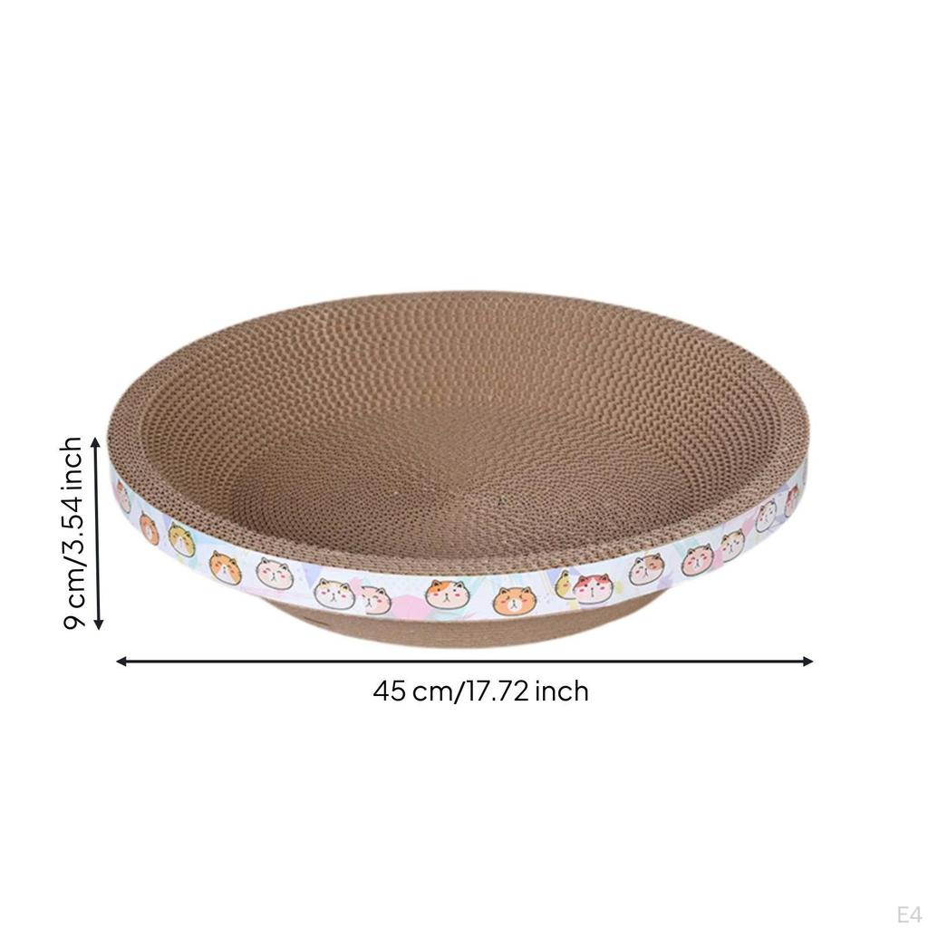 Corrugated Cat Scratcher Bed Concave Lounge Comfortable Pet