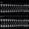 New Clear Matte Square Nail Tips Half Cover Short Round Short Square Nails DIY Fake Nails for Profional Use in Nail Salons