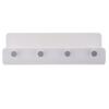 Wall Mount Holder with Storage Basket Holds Board Spray Bottles Starch Laundry Rooms - White