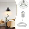 6Pieces Sturdy Plastic Lamp Shade Rings Chandeliers Replacement Light Fixture Adapters Easy Installion Designs
