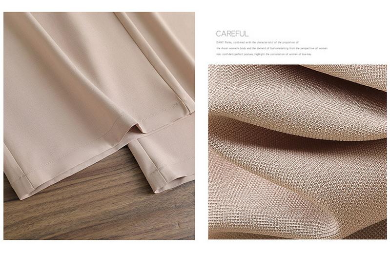 Elastic High-Waist Wide-Leg Pants for Middle-Aged and Elderly Women - Spring/Summer Slimming, Loose, Long Style