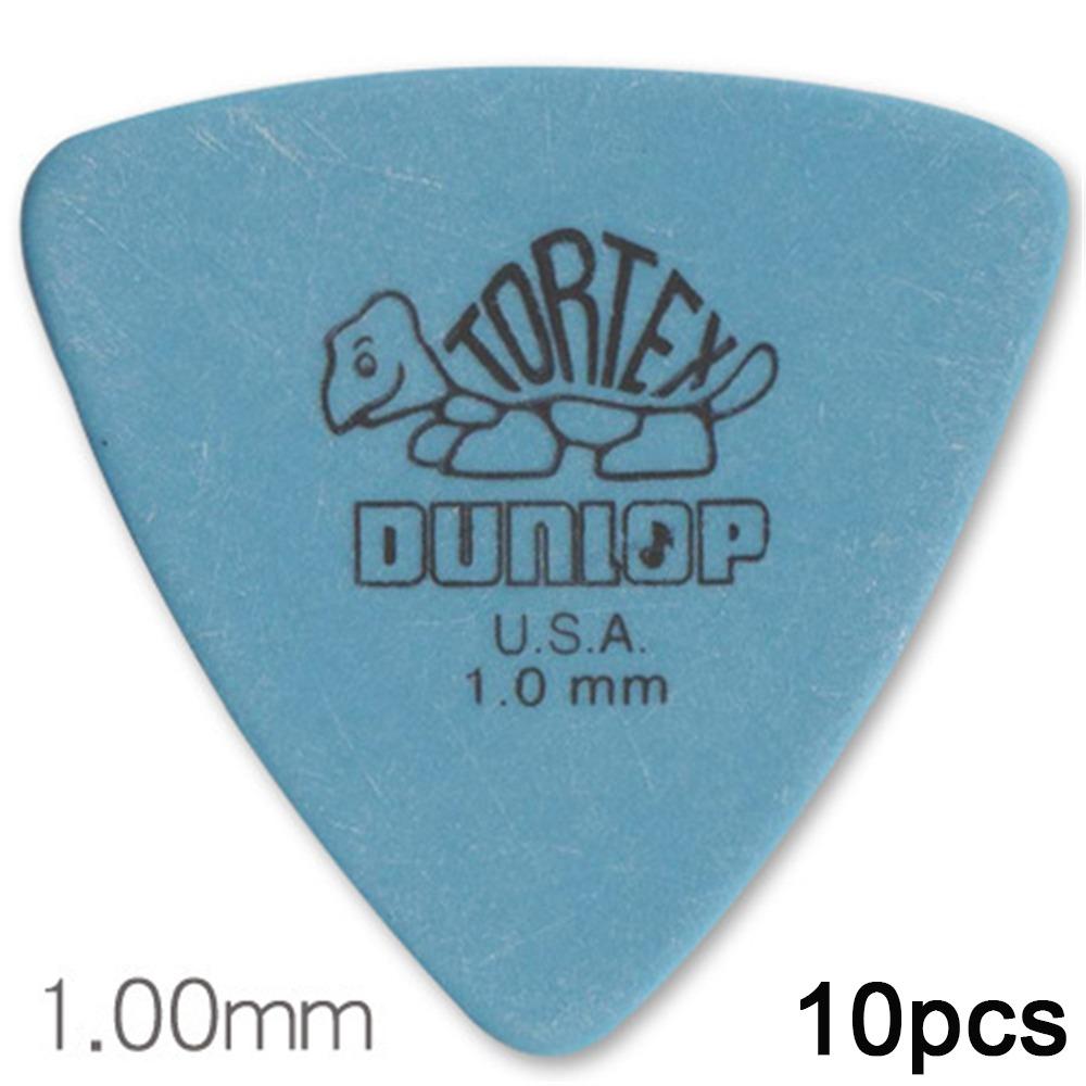 10pcs Guitar Delrin Dunlop Guitar Picks 0.5/0.6/0.73/0.88/1.0/1.14MM Anti-slip Style Electric Guitar Picks Triangle Picks