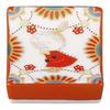 MOOMIN Kutani Ware Chopstick Rest, Little My, Approx. 4x3x1cm, "Yoraku" Pattern, Japanese Tableware, Gift, Birthday, Mother's Day, Women, Goods, Red