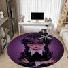 1pc Wednesday Addams Chair Carpet for Office Non-Slip,Machine Washable Rug for Office, Room - Holiday Decor - Machine Made yy251017227
