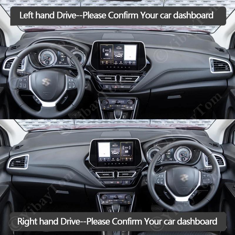 For Suzuki SX4 S-Cross MK3 2022 2023 Accessories Dashboard Cover Board Mat Liner Pad Anti-Slip Custom Sunshade Rug Protect Cape