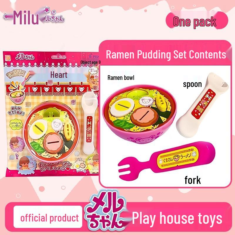 Japanese Ramen & Bento Role-Play Pudding Toy Set