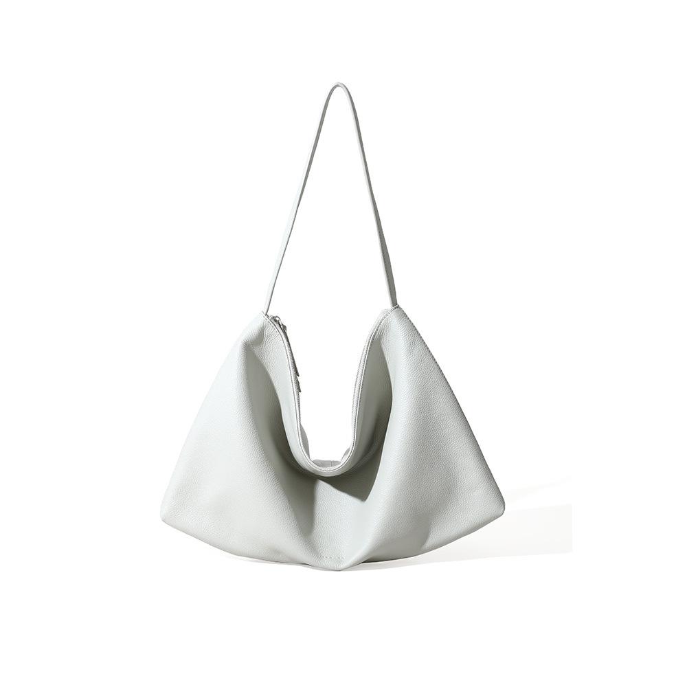 Leather Women's Bag 2025 New Fashion Trend Armpit Bag Urban Simple Style Bag Large Capacity Tote Bag