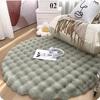 Carpet 1PCS Round Plush Bubble Wool Free Living Room Sofa Bedroom Dressing Cloakroom Bedside Feet Home Decoration