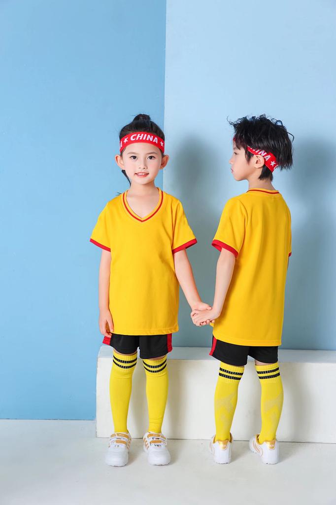 Diy Football Jersey Set, Short-Sleeved Adult Jersey, Light Plate Printing Number, Children'S Jersey, Student Training And Competition Jersey.