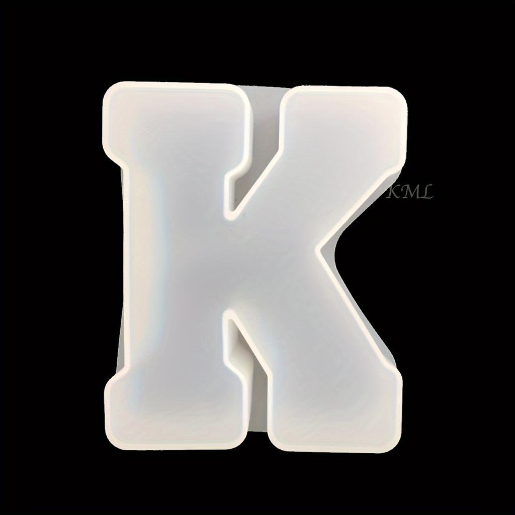 26 Stück Silikonform für englische Buchstaben, 10 Silikonformen für Ziffern, 26 Buchstaben- und Zahlenformen Handgefertigter Buchstaben-Harzguss