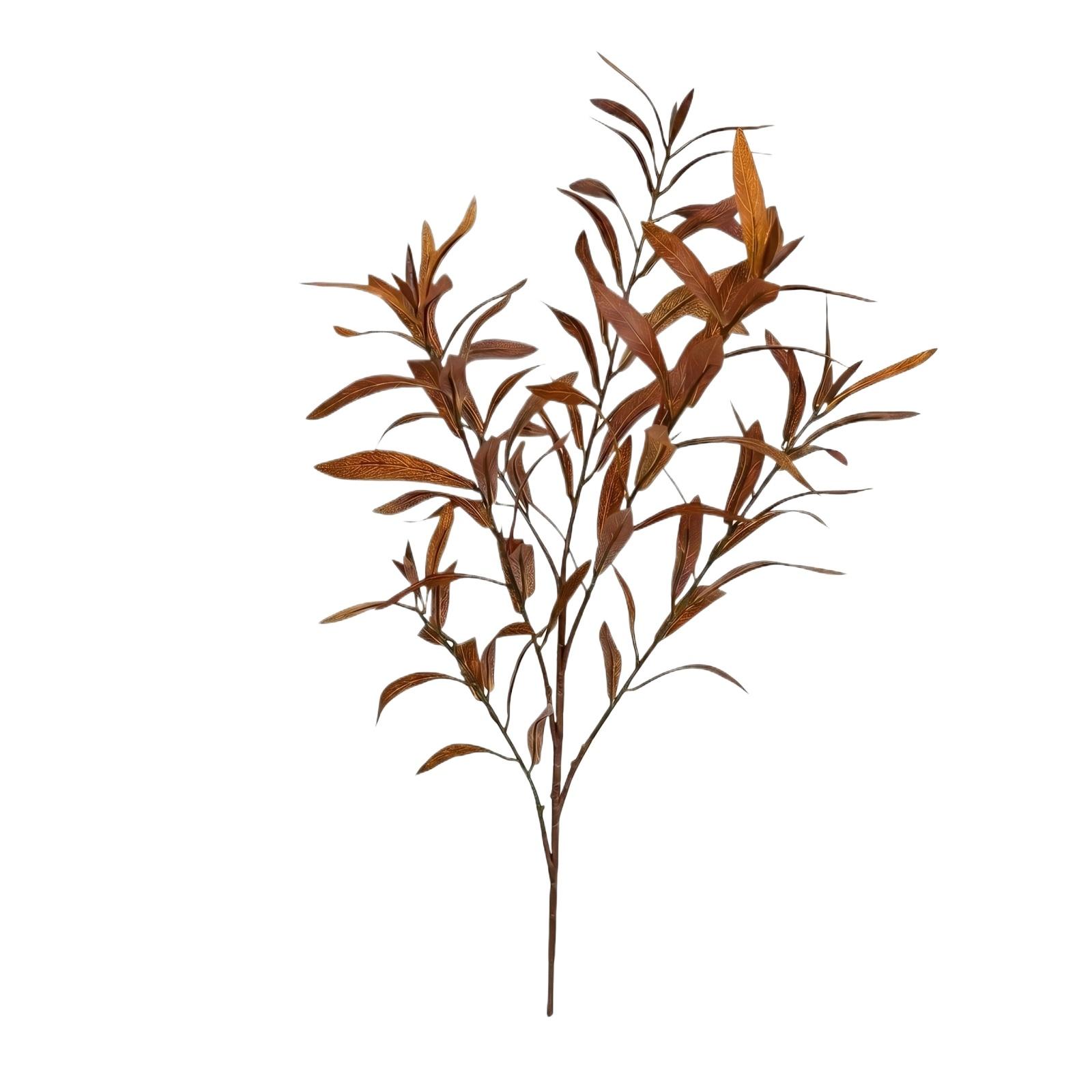 

Artificial Leaf and Branch Decorative Faux Plant for Home Office Wedding Event Arrangements Display One Size