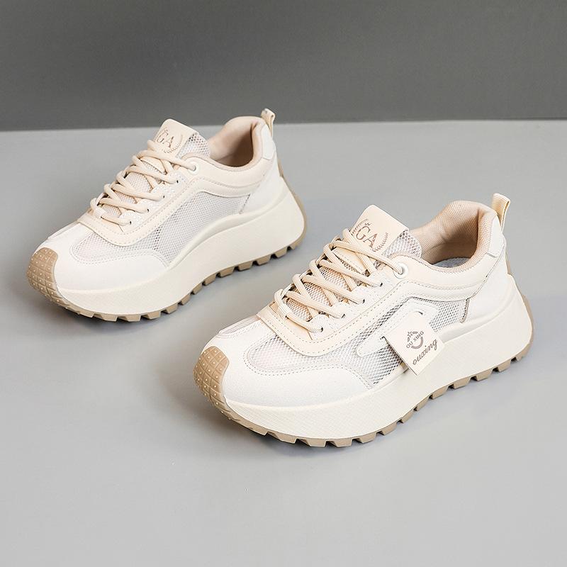 [Customized] HY2521 Korean Version of the New Student Forrest Gump Shoes for Women's 2025 Spring Running Sports Platform Casual Shoes