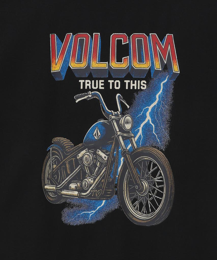 Volcom Thunder Riders Oversized Short Sleeve T-Shirt (Black)